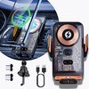 15W car phone holder with wireless charging