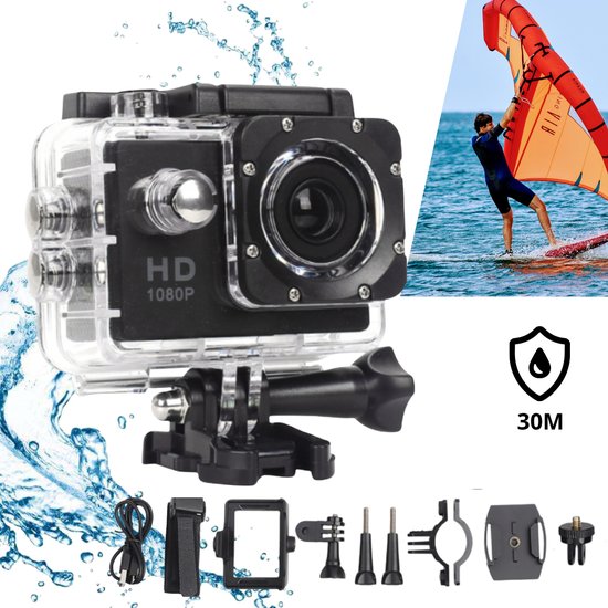 Kamera HD sportowa czarna