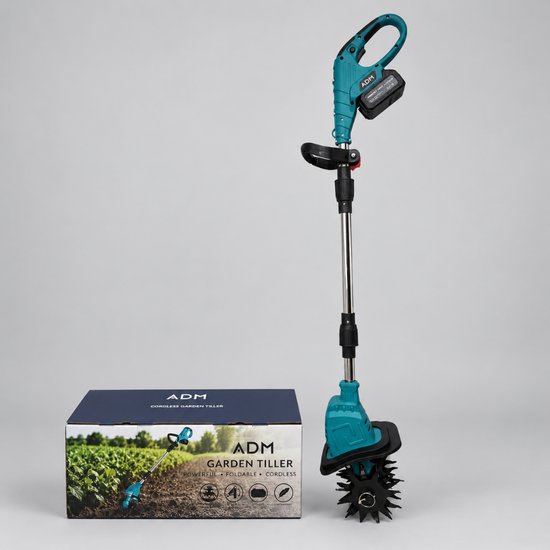 7035-1 : ADM Foldable Battery Powered Garden Tiller