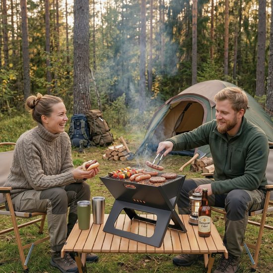 7089 : ADM Foldable BBQ Camping Grill