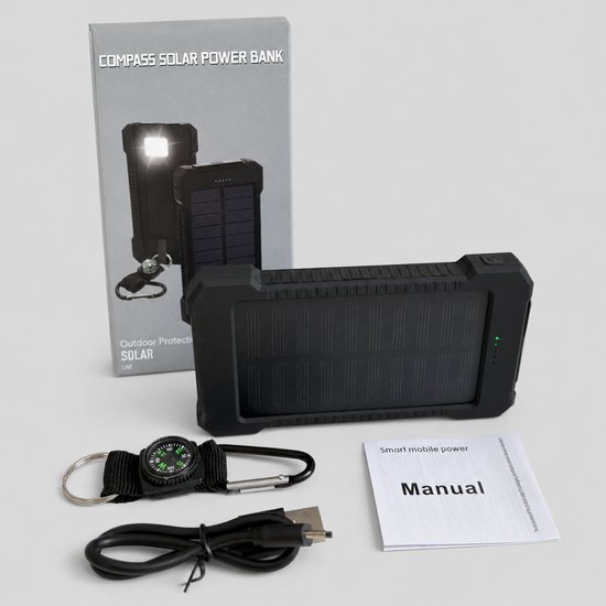 352 : SOLAR POWERBANK Compass – 8 000 mAh