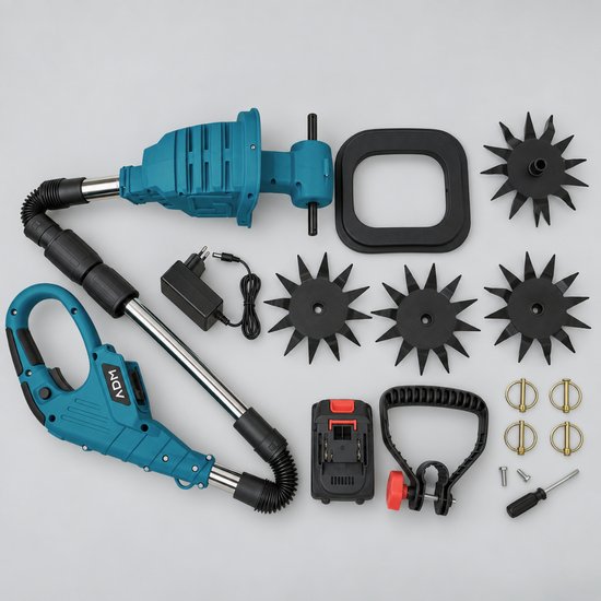 7035-1 : ADM Foldable Battery Powered Garden Tiller