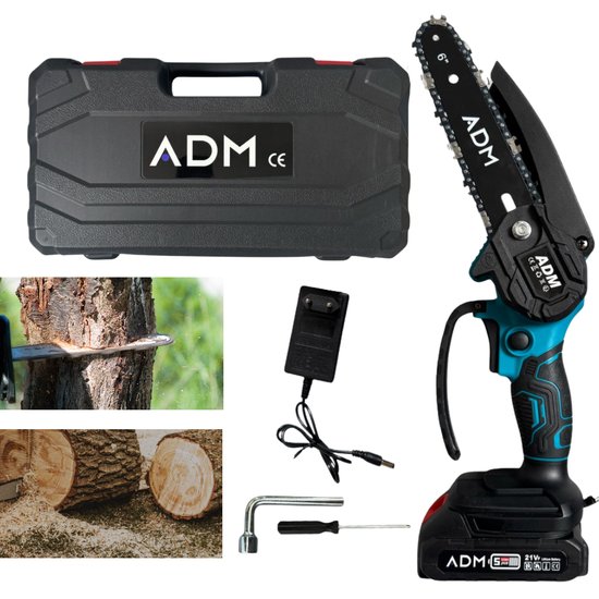 Minipiła łańcuchowa/ Chainsaw kolor NIEBIESKI