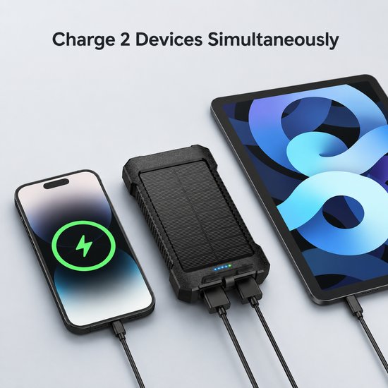 352 : SOLAR POWERBANK Compass – 8 000 mAh