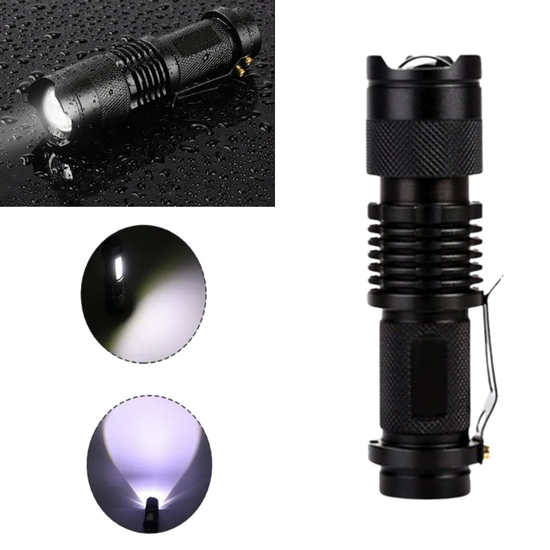 MAŁA LATARKA TAKTYCZNA/ PROFESSIONAL LED TACTICAL FLASHLIGHT