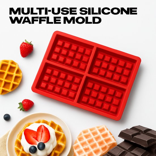 077 : FORMA SILIKONOWA/ SILICONE FORM FOR WAFFLES