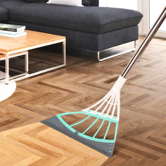 388 : Magic Floor Squeegee Broom-Blue