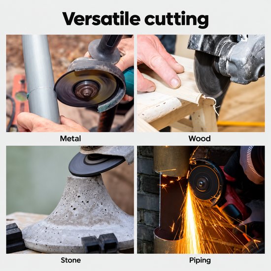 7119 : 12V Cordless Angle Grinder with 2 Batteries