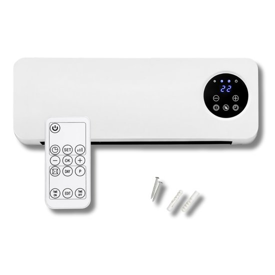 ZYY-PTC06 : Weber Wall Mounted Air Curtain 2000W | Heating Mode | LED Display | Remote