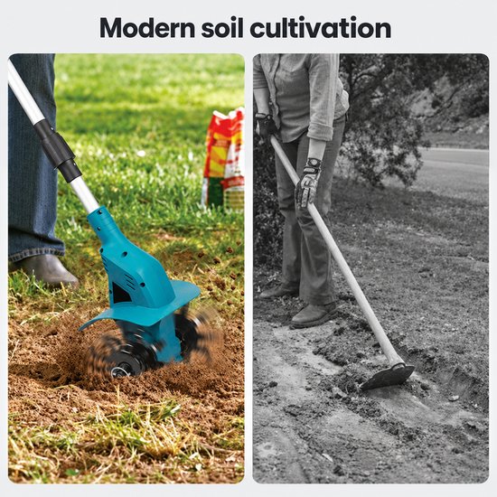 7035-1 : ADM Foldable Battery Powered Garden Tiller