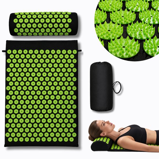 7097 : ADM Acupressure Mat and Pillow Set for Pain Relief
