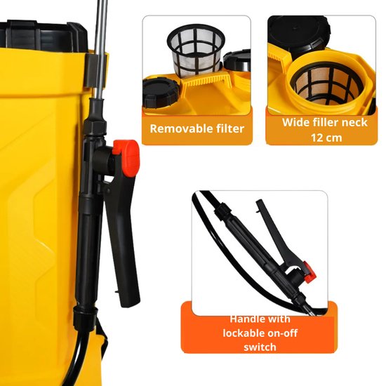 523 : ADM 2-in-1 battery:  powered & manual pumping sprayer
