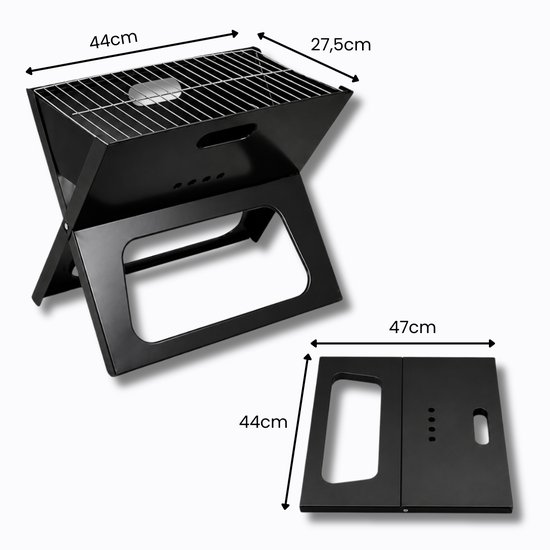 7089 : ADM Foldable BBQ Camping Grill