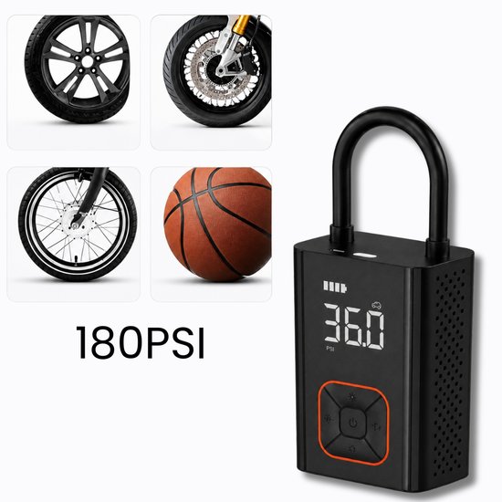6094-1 : Portable Digital Tire Inflator 180 PSI