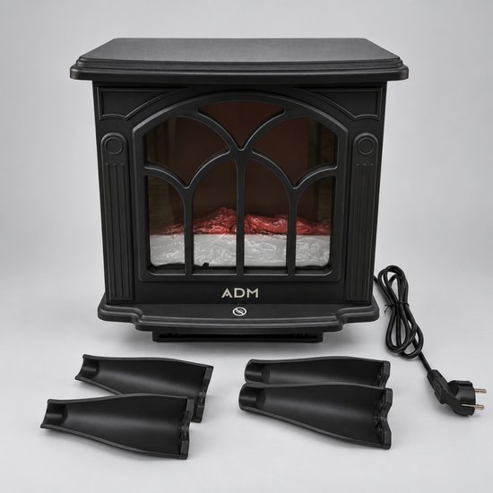 2077 : ADM 3D flame fireplace – 2in1 heater&blower