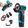 12V Cordless Angle Grinder with 2 Batteries