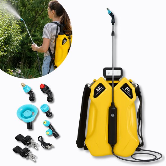 7069 : ADM battery powered pumping backpack sprayer - 20L
