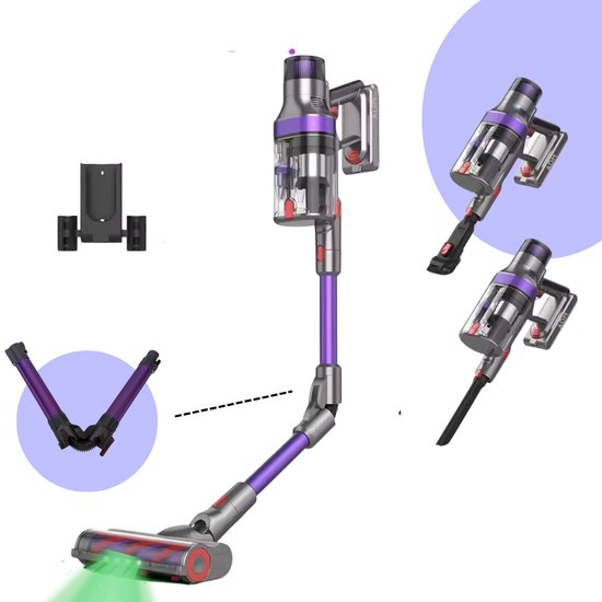 583 : ADM Cordless Vacuum Cleaner with a foldable tube