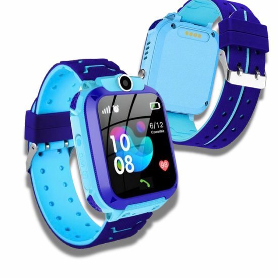 2104-2 : Smartwatch For Kids Q19 GPS Locator- Navy blue