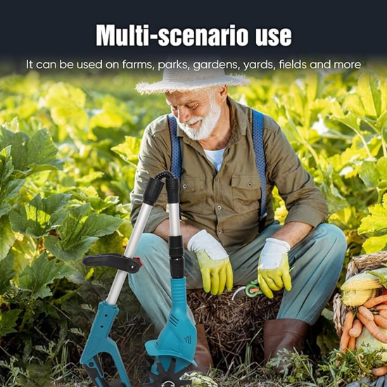 7035 : Foldable Cordless Garden Tiller 18,5V