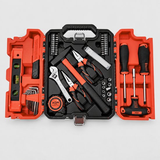 7103 : ADM 57-Piece DIY Home Repair Tool Kit With Storage Case