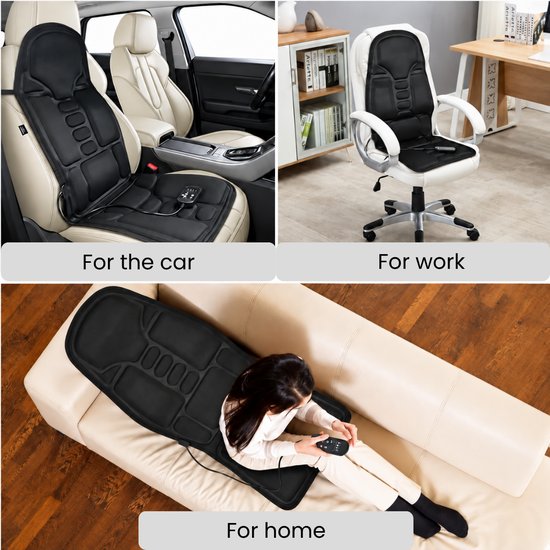 7114 : ADM Heated Massage Seat Cushion