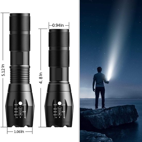 LATARKA Taktyczna/SUPER STRONG TACTICAL FLASHLIGHT