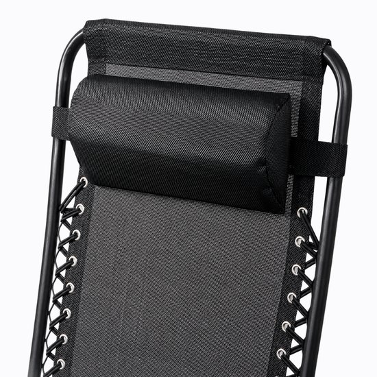 7080 : ADM Adjustable Reclining Outdoor Lounge Chair with Cup Holder