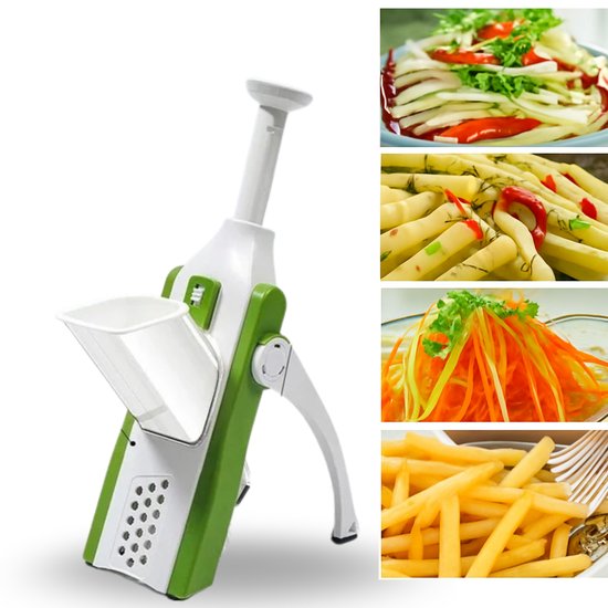 SZATKOWNICA DO WARZYW-ZIELONY/ VEGETABLE SLICER