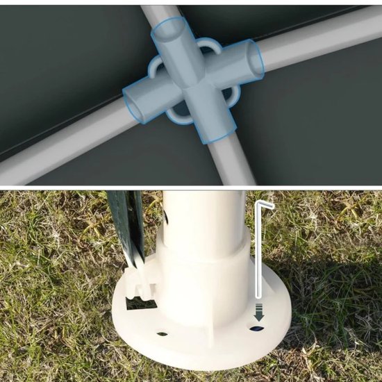 2191 : 3x3M Garden gazebo