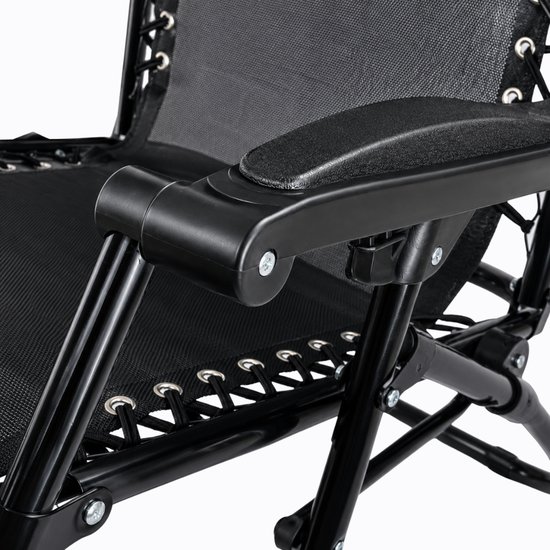 7080 : ADM Adjustable Reclining Outdoor Lounge Chair with Cup Holder